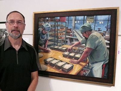 Matt Kania - Received Honorable Mention at the Minnesota State Fair Fine Arts Exhibition for his painting Forming Loaves.