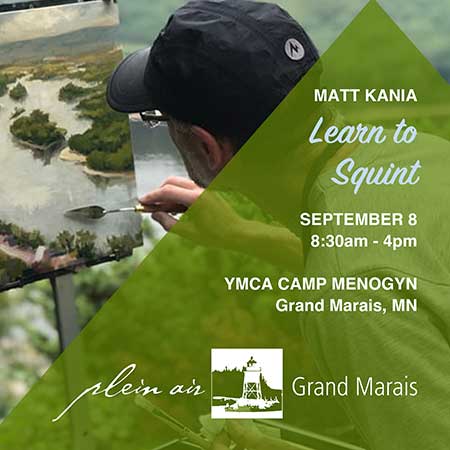 Matt Kania - Plein Air Workshop Instructor and competition artist for Plein Air Grand Marais.