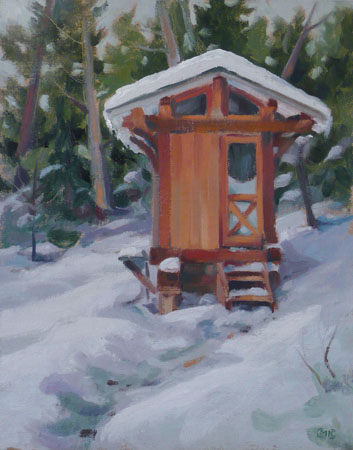 Designer Outhouse - 14x11