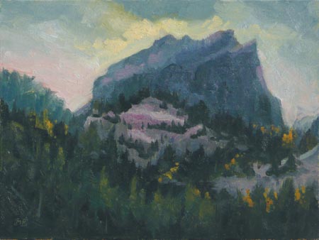Hallett Peak Evening - 9x12
