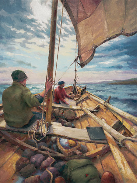 Sailing to Duluth - 40x30